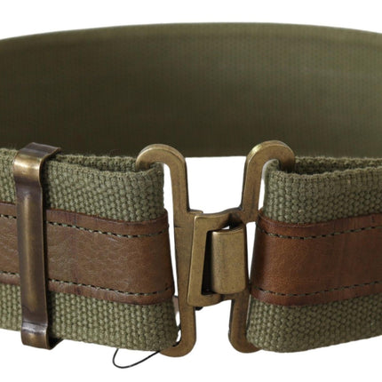 Ceinture rustique verte de l'armée chic