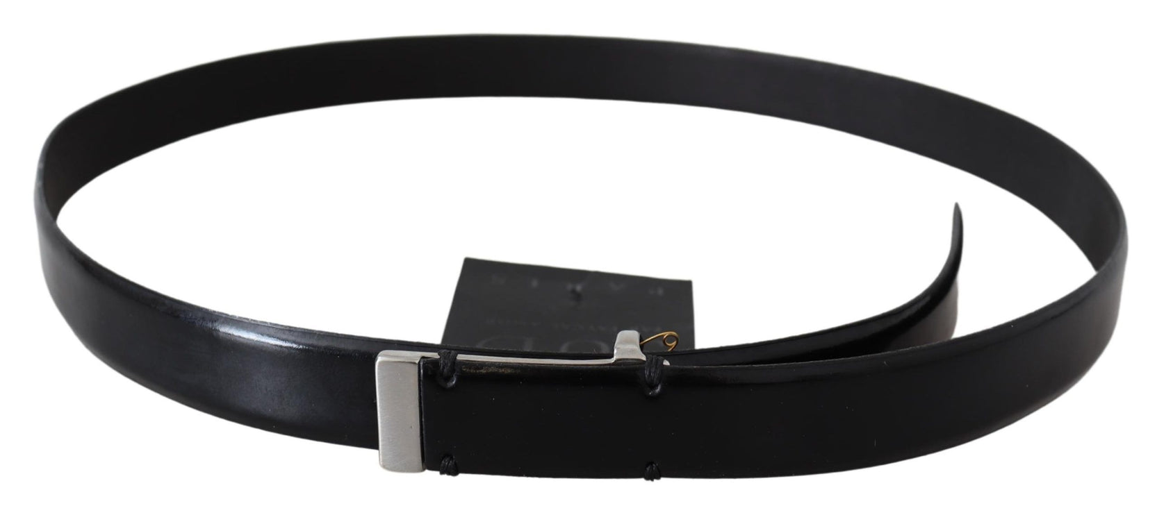 Ceinture de taille en cuir noir élégant