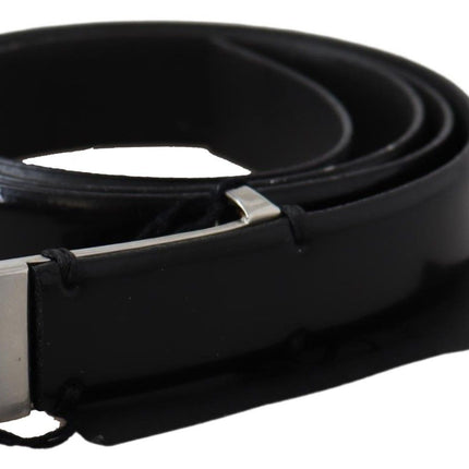 Ceinture de taille en cuir noir élégant