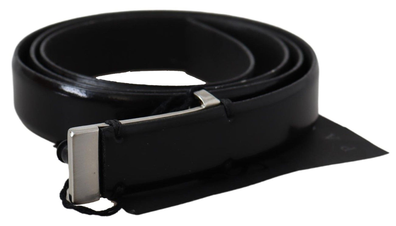 Ceinture de taille en cuir noir élégant