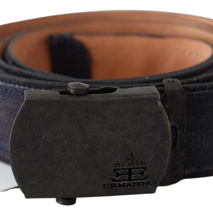 Ceinture de taille en cuir bleu chic