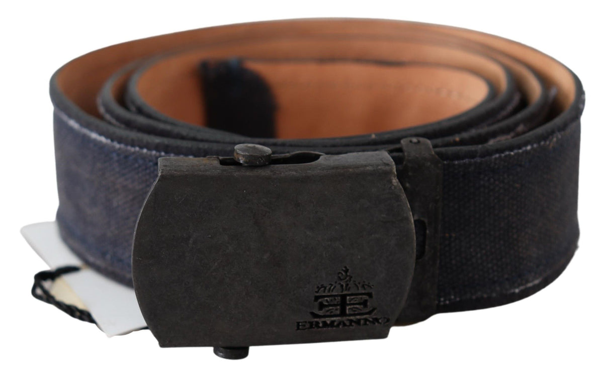 Ceinture de taille en cuir bleu chic