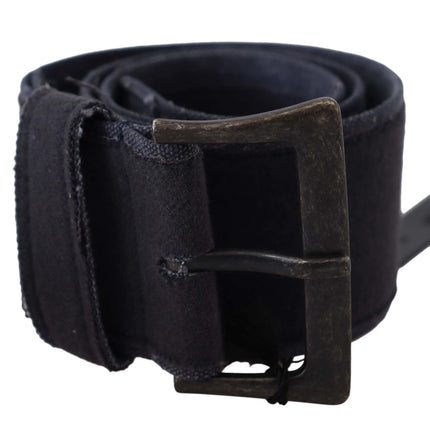 Ceinture classique en cuir noir élégant