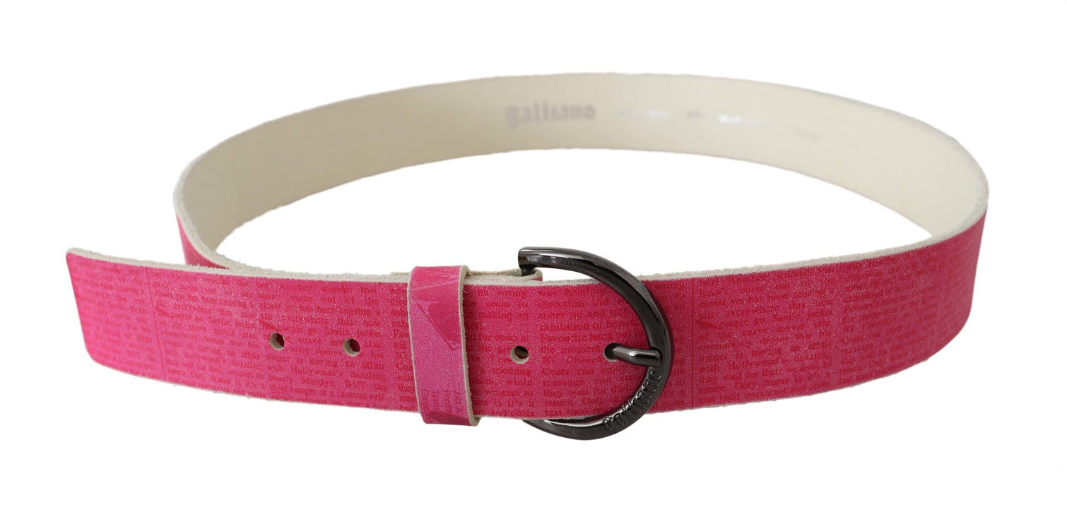 Ceinture de mode en cuir rose élégant