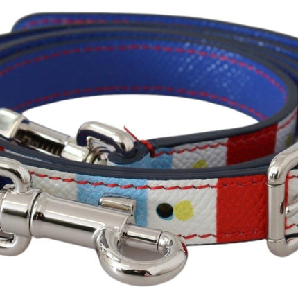 Accessoire chic en cuir multicolore