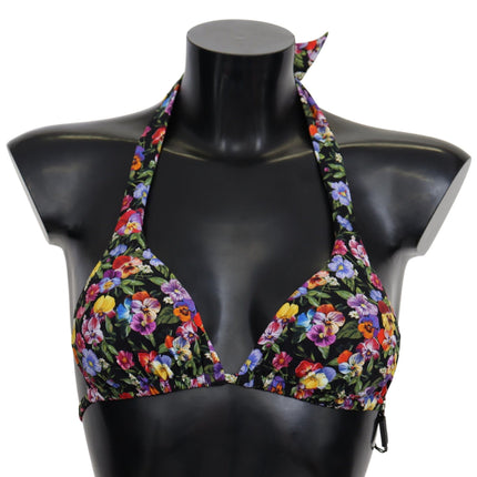 Top bikini stampato floreale chic