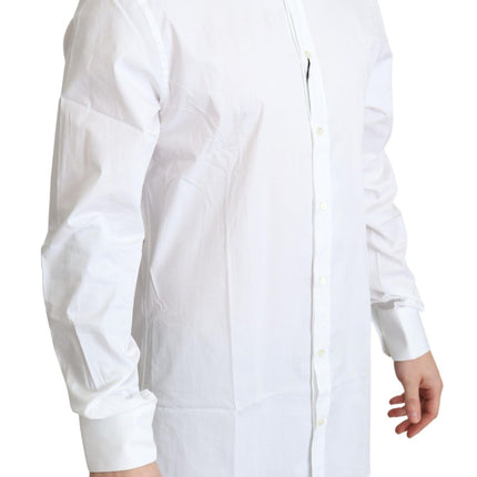 Elegant wit katoen stretch shirt