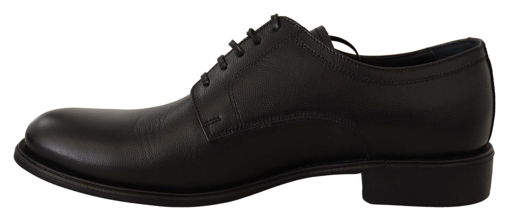 Eleganti scarpe derby in pelle nera