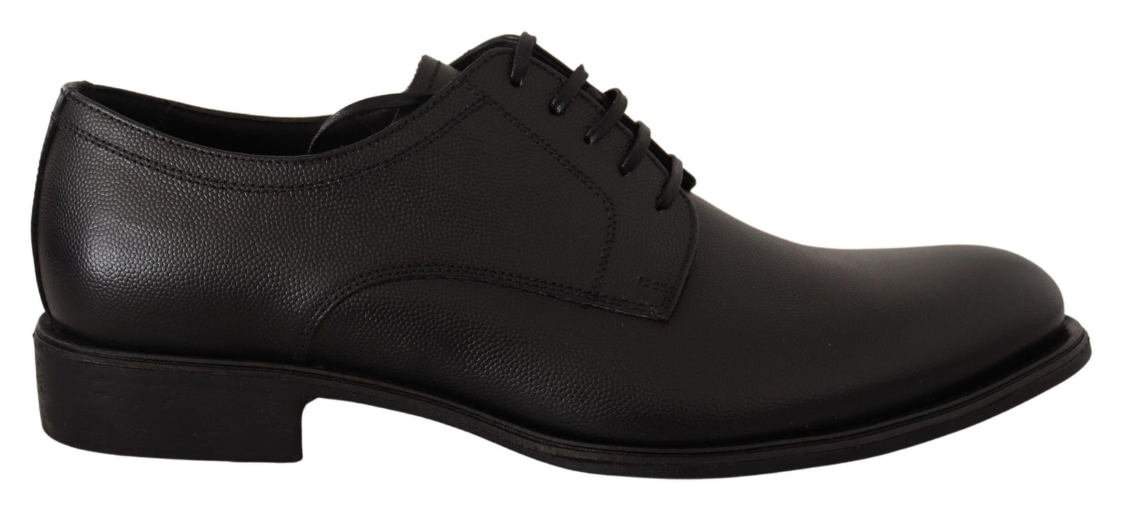 Eleganti scarpe derby in pelle nera