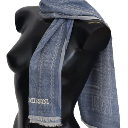 Elegant Cashmere Patterned Scarf