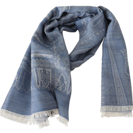 Elegant Cashmere Patterned Scarf