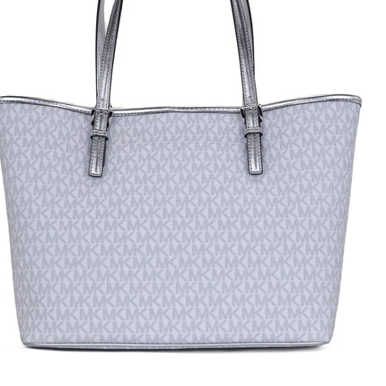 Jet Set Girls Imprimer la signature moyenne PVC PARTALALL TOTE MAIN TOTE (Bright White Multi)