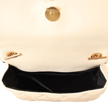 Chic Nappa Leather Crossbody in Purity White