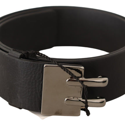 Ceinture de mode en cuir noir élégant