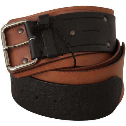 Ceinture de mode en cuir double ton élégant