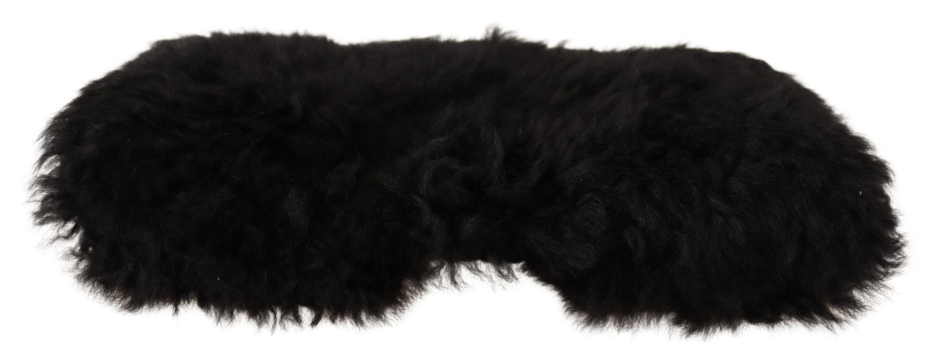 Elegante zwarte kasjmier alpaca bontmuts