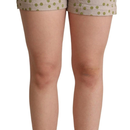 Chique polka dot katoen stretch shorts