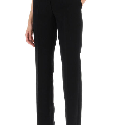 Tory Burch straight leg pants in crepe cady