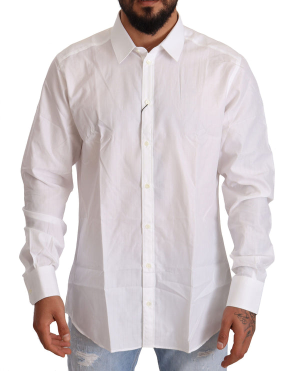 Elegant witte martini fit shirt