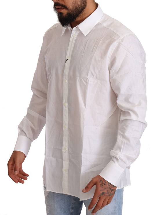 Elegant witte martini fit shirt