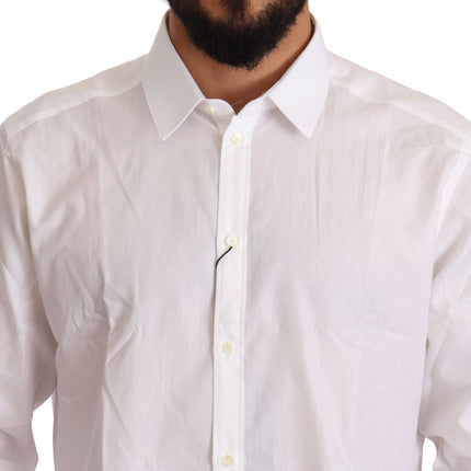 Elegant witte martini fit shirt