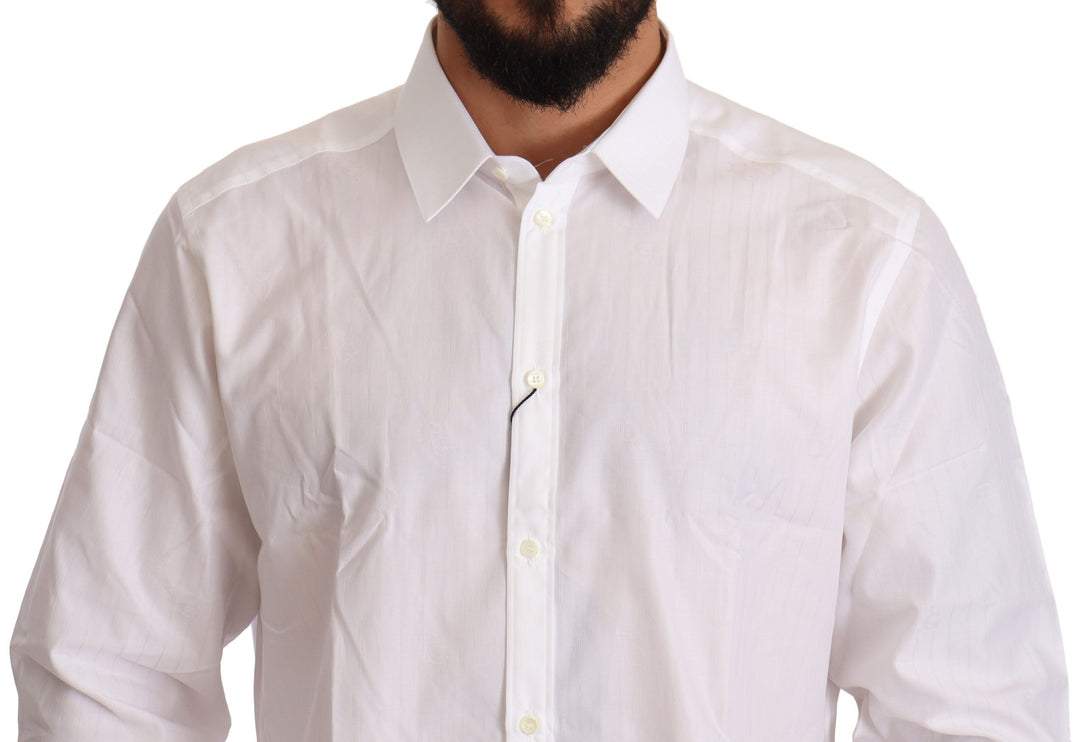 Elegant witte martini fit shirt