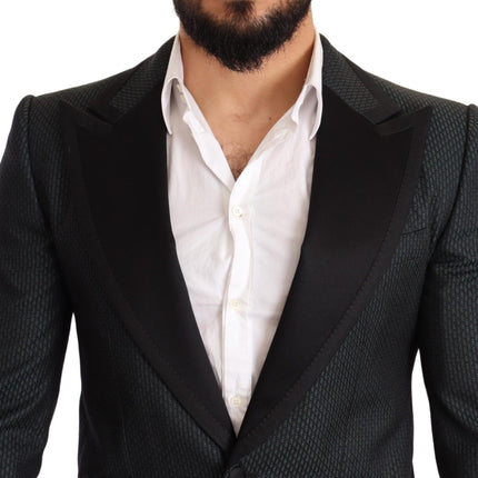 Elegant à motifs de veste de blazer slim à motifs