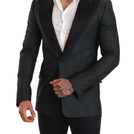 Elegant à motifs de veste de blazer slim à motifs