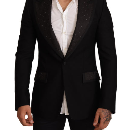 Elegant Slim Fit Black Blazer Jacket