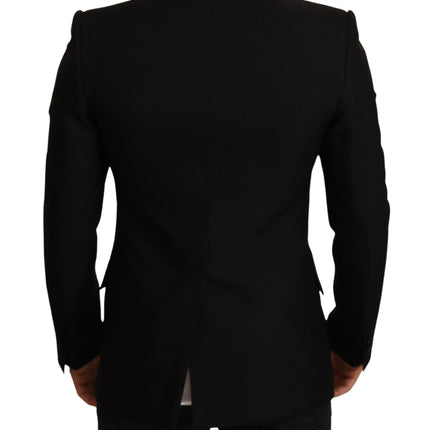 Elegant Slim Fit Black Blazer Jacket