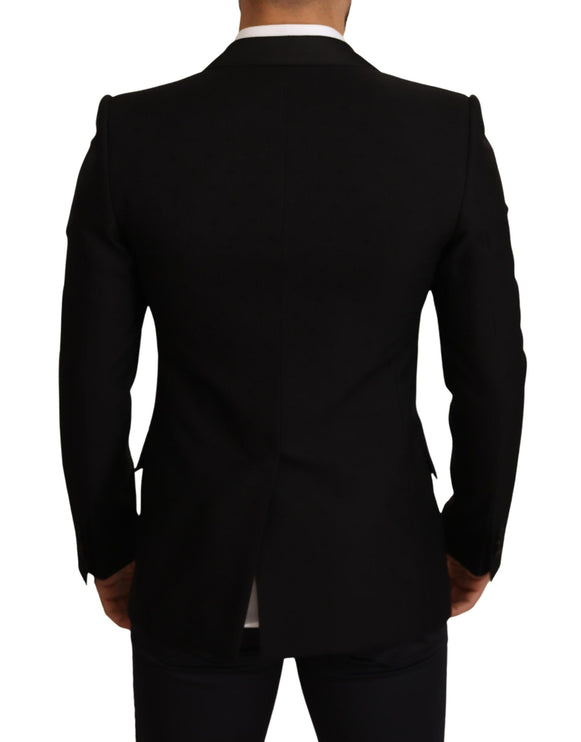 Elegant Slim Fit Black Blazer Jacket