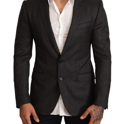 Élégant chèque gris Martini Blazer