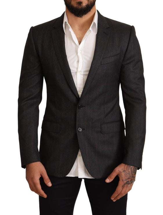 Élégant chèque gris Martini Blazer