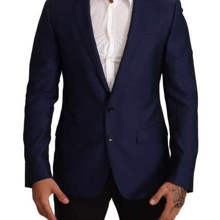 Blazer Martini en laine bleu marine