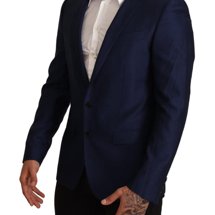 Blazer Martini en laine bleu marine