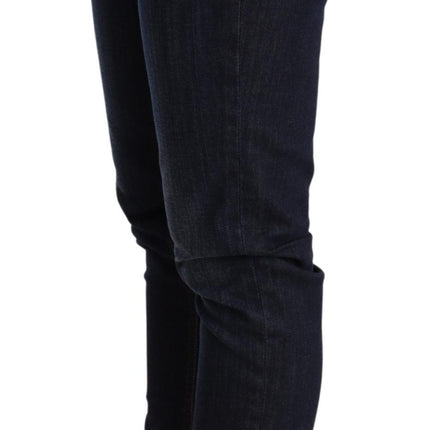 Jeans magri scuri blu scuro