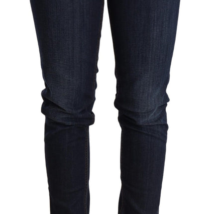 Jeans magri scuri blu scuro