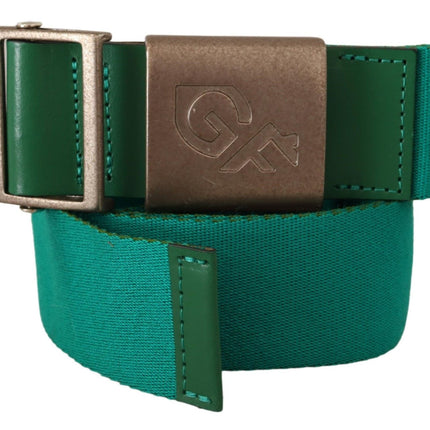 Elegant Green Adjustable Cotton Belt