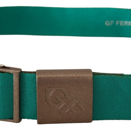 Elegant Green Adjustable Cotton Belt