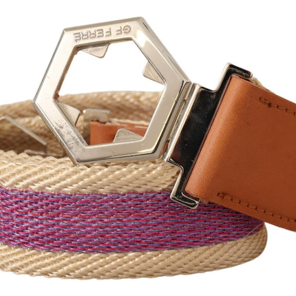 Ceinture de mode en cuir multicolore élégant