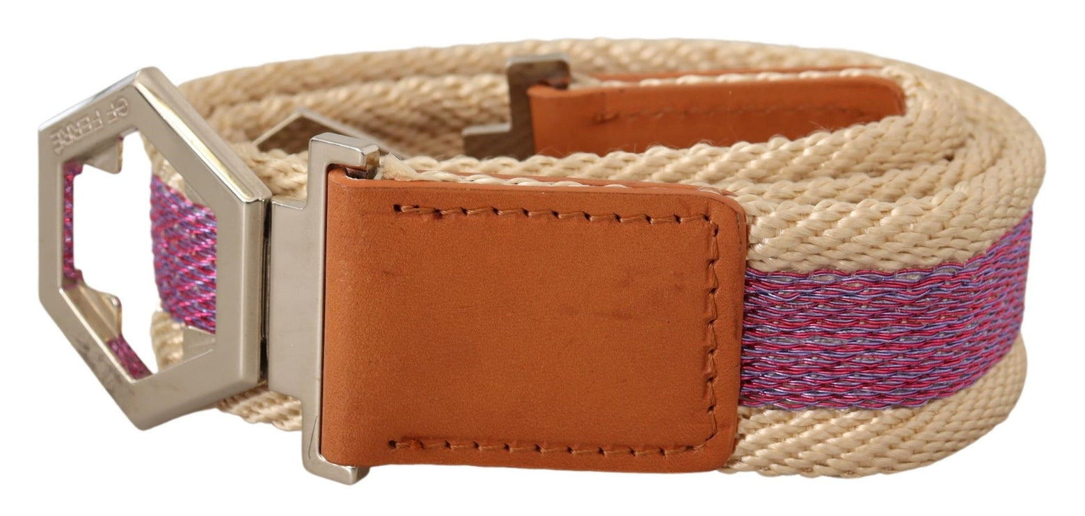 Ceinture de mode en cuir multicolore élégant