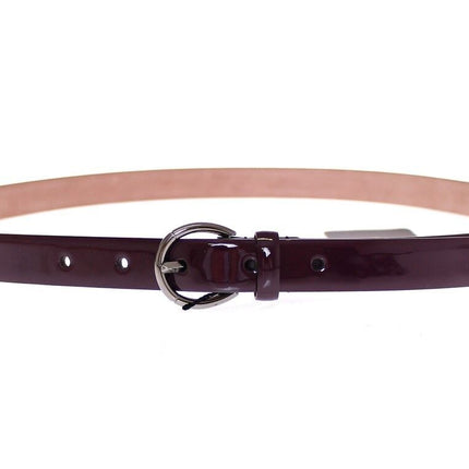 Ceinture en cuir violet élégant - Élégance italienne