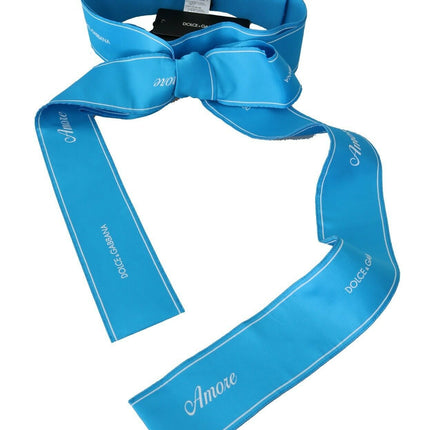 Ceinture de taille bleue élégante de Bow Snap Blue