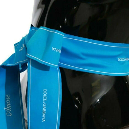 Ceinture de taille bleue élégante de Bow Snap Blue