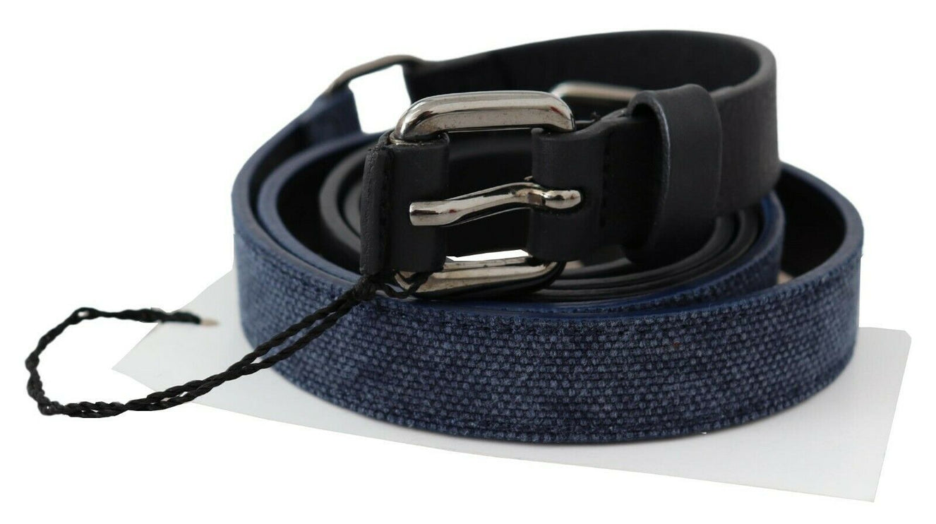 Ceinture élégante réglable en cuir noir