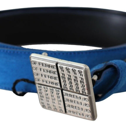 Ceinture en cuir bleu royal élégant