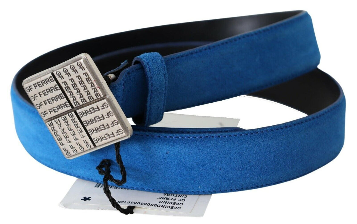 Ceinture en cuir bleu royal élégant