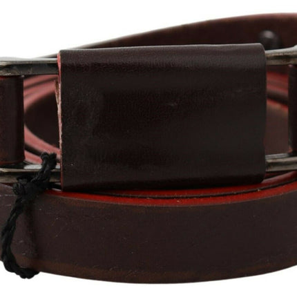 Ceinture de mode en cuir marron élégant