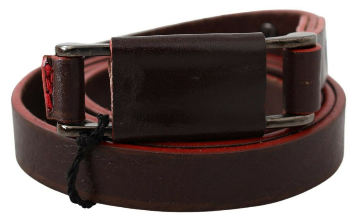 Ceinture de mode en cuir marron élégant