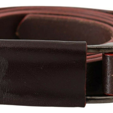 Ceinture de mode en cuir marron élégant